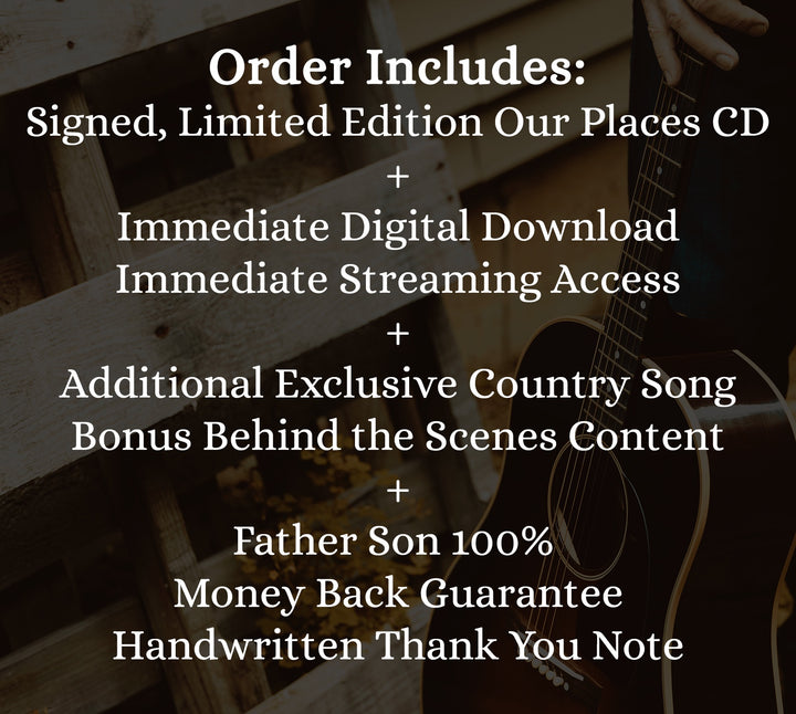 Our Places - Signed CD, Digital, Streaming