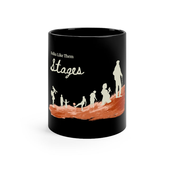 Stages Black 11oz Mug