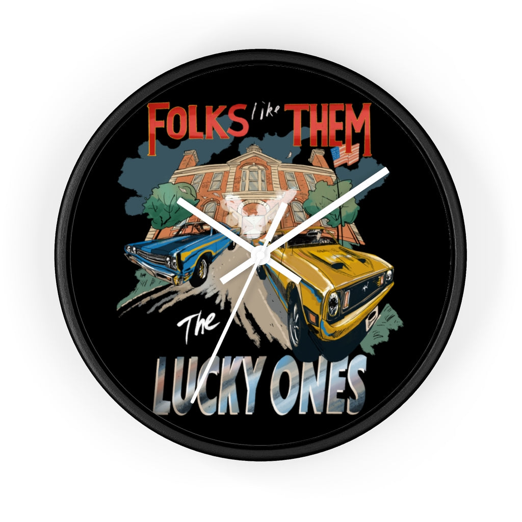 The Lucky Ones Wall Clock