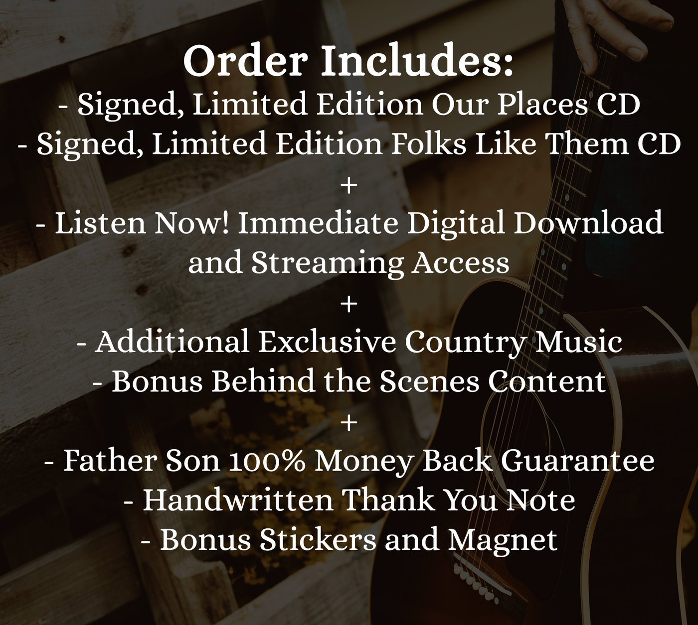 Our Places - Singed, Limited Edition CD (with Bonus CD)