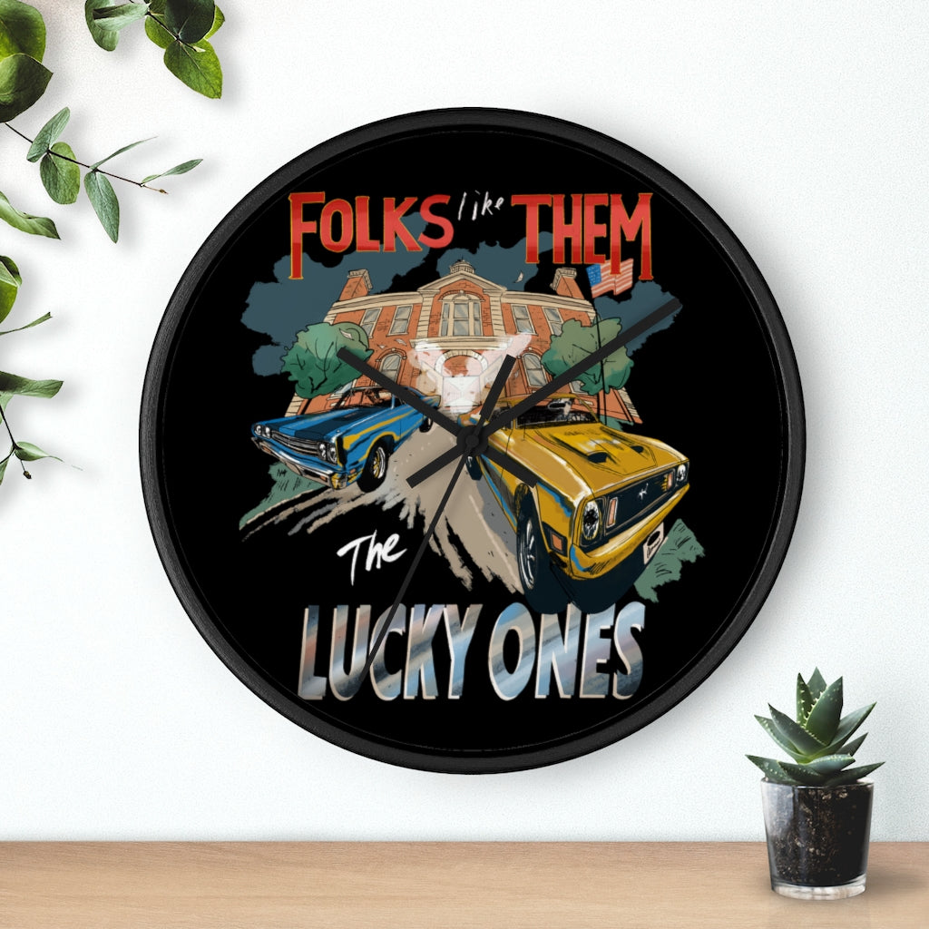 The Lucky Ones Wall Clock