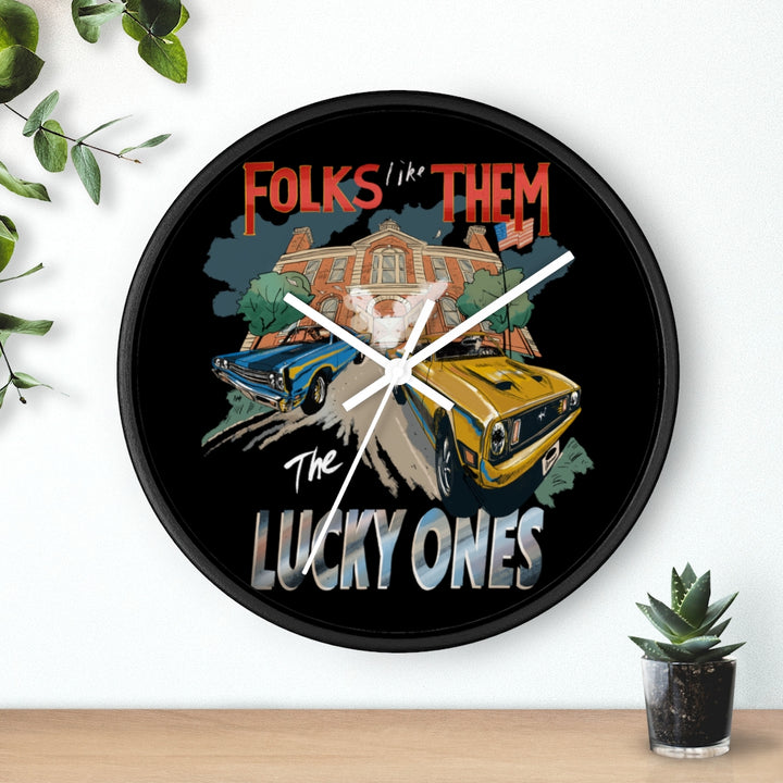 The Lucky Ones Wall Clock